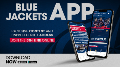 Download the Blue Jackets Mobile App