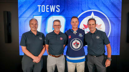 Toews honoured to play for hometown team