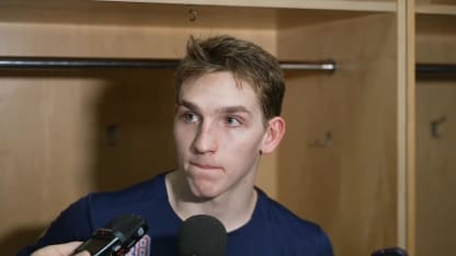 Après-match @ NJD : Hutson