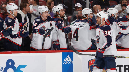 CBJ bench celebration florida