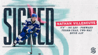 Seattle Kraken Sign Nathan Villeneuve to Entry-Level Contract-pr