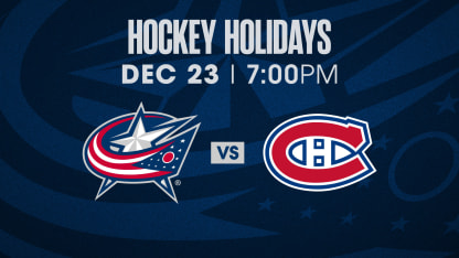 MONDAY, DECEMBER 23 AT 7 PM VS. MONTREAL CANADIENS