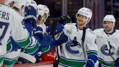 Elias Pettersson har öppnat målkontot 2025 26