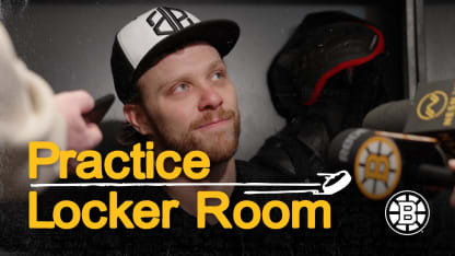 Locker Room Raw: David Pastrnak and Fraser Minten