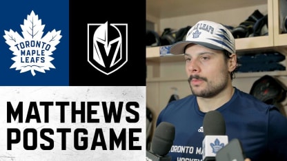 Auston Matthews | Post Game vs Vegas Golden Knights