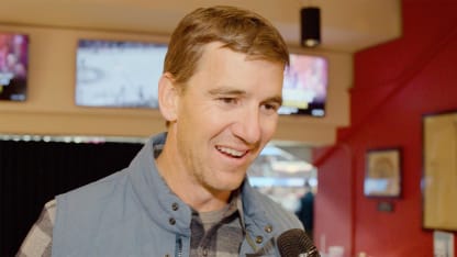 Eli Manning Talks Devils in Ottawa 