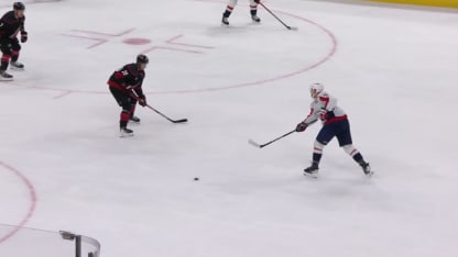 Alex Ovechkin with a Powerplay Goal vs. Carolina Hurricanes