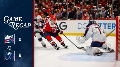 Columbus Blue Jackets Washington Capitals game recap December 7 2025