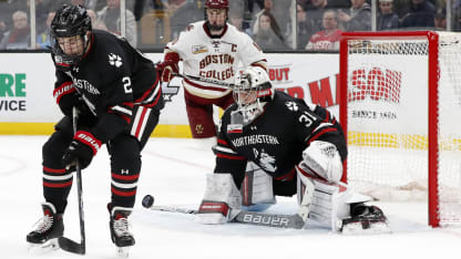 Jordan Harris Cayden Primeau Beanpot