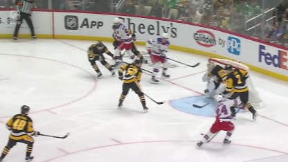 NYR@PIT: Kakko scores goal against Tristan Jarry