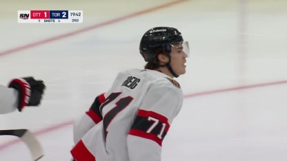 Greig with a Goal vs. Maple Leafs