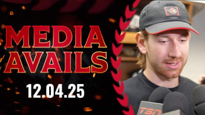 Jake Sanderson Pregame Media vs NYR