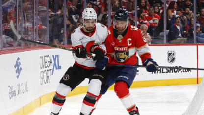 Kolme pointtia Panthersin ja Senatorsin otteluun