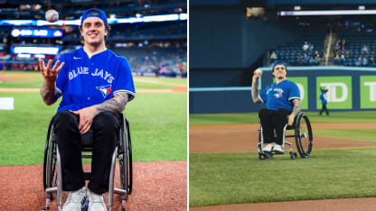 Straschnitzki effectue le premier lancer à un match des Blue Jays