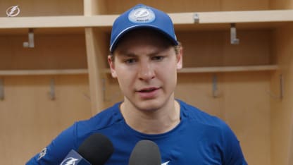 Yanni Gourde | Postgame at Winnipeg Jets