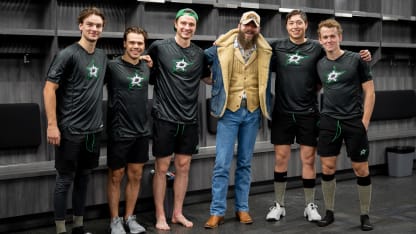 Post Malone with Dallas Stars