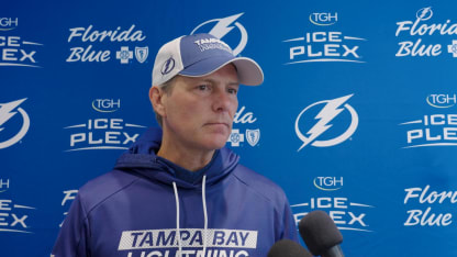 Jon Cooper | Pregame vs Carolina Hurricanes