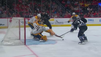 NSH@WSH: McMichael scores goal against Juuse Saros