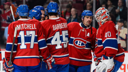 Montreal Canadiens celebrate win 2/6/16