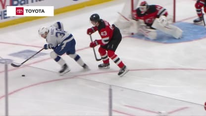 TBL@NJD: Point scores goal against Jake Allen
