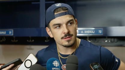 Postgame vs. PHI: A. Xhekaj