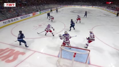 NYR@WPG: Vilardi scores PPG against Igor Shesterkin