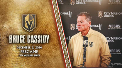 Bruce Cassidy Pregame 12/3