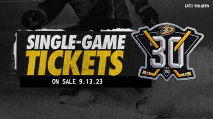 Ducks Single Game Tickets On Sale Now!