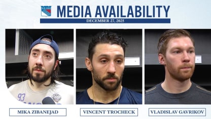 Postgame: Zibanejad, Trocheck and Gavrikov