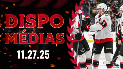 Jake Sanderson dispo médias après le match contre VGK