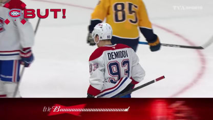 MTL@NSH: Newhook marque un but contre Juuse Saros