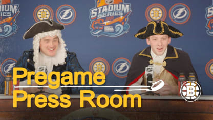 Press Room: Nikita Zadorov and Mason Lohrei