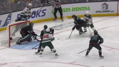 MIN@SEA: Eriksson Ek scores goal against Philipp Grubauer