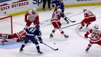 DET@TBL: Cernak scores goal against Cam Talbot