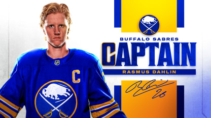 buffalo sabres name rasmus dahlin captain