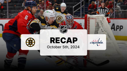 BOS at WSH | 10/05/24 | Recap