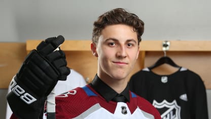 Alex Beaucage 2019 NHL Draft prospect pose portrait