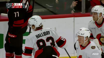 OTT@CAR: Halliday marque un but contre Brandon Bussi