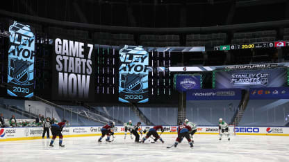 Dallas Stars Round 2 Second Round 2020 Stanley Cup Playoffs Postseason Game 7 Faceoff