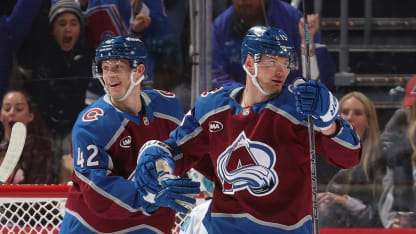 Manson tees up a one-timer from the high slot