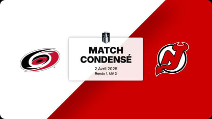 Match condensé : CAR @ NJD, match no 3