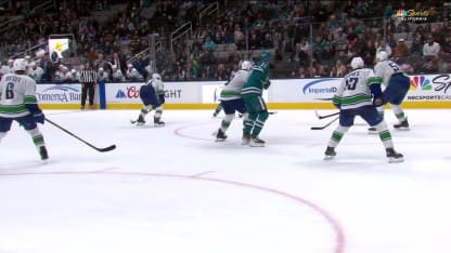 VAN@SJS: Granlund scores goal against Kevin Lankinen