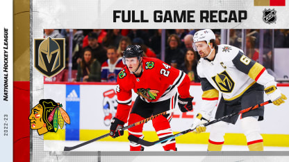 Recap: VGK 4, CHI 1