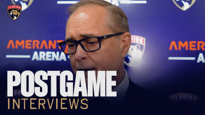 FLA vs. MIN: Paul Maurice - Postgame
