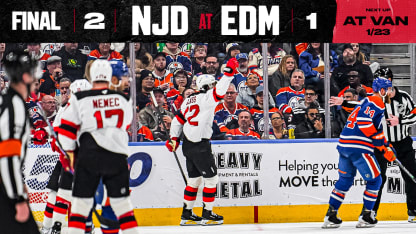 DEVILS AT OILERS 1/20/26 GAME STORY