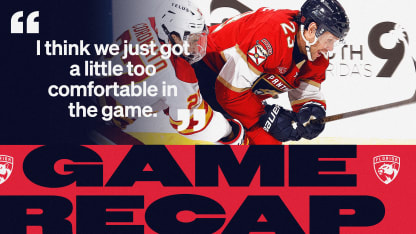 RECAP: Flames 5, Panthers 3