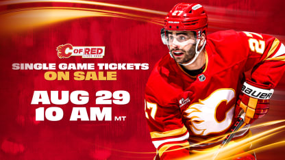 Flames Single Game Tickets On Sale On Aug. 29