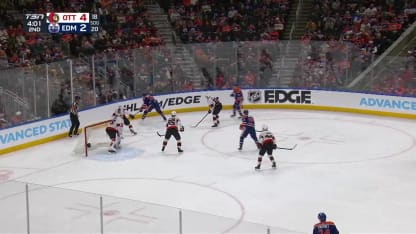 Ullmark robs McDavid with the toe