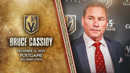 Bruce Cassidy Postgame 12/15