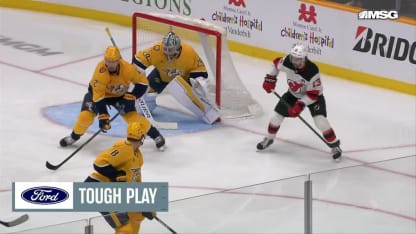 NJD@NSH: Noesen scores goal against Justus Annunen